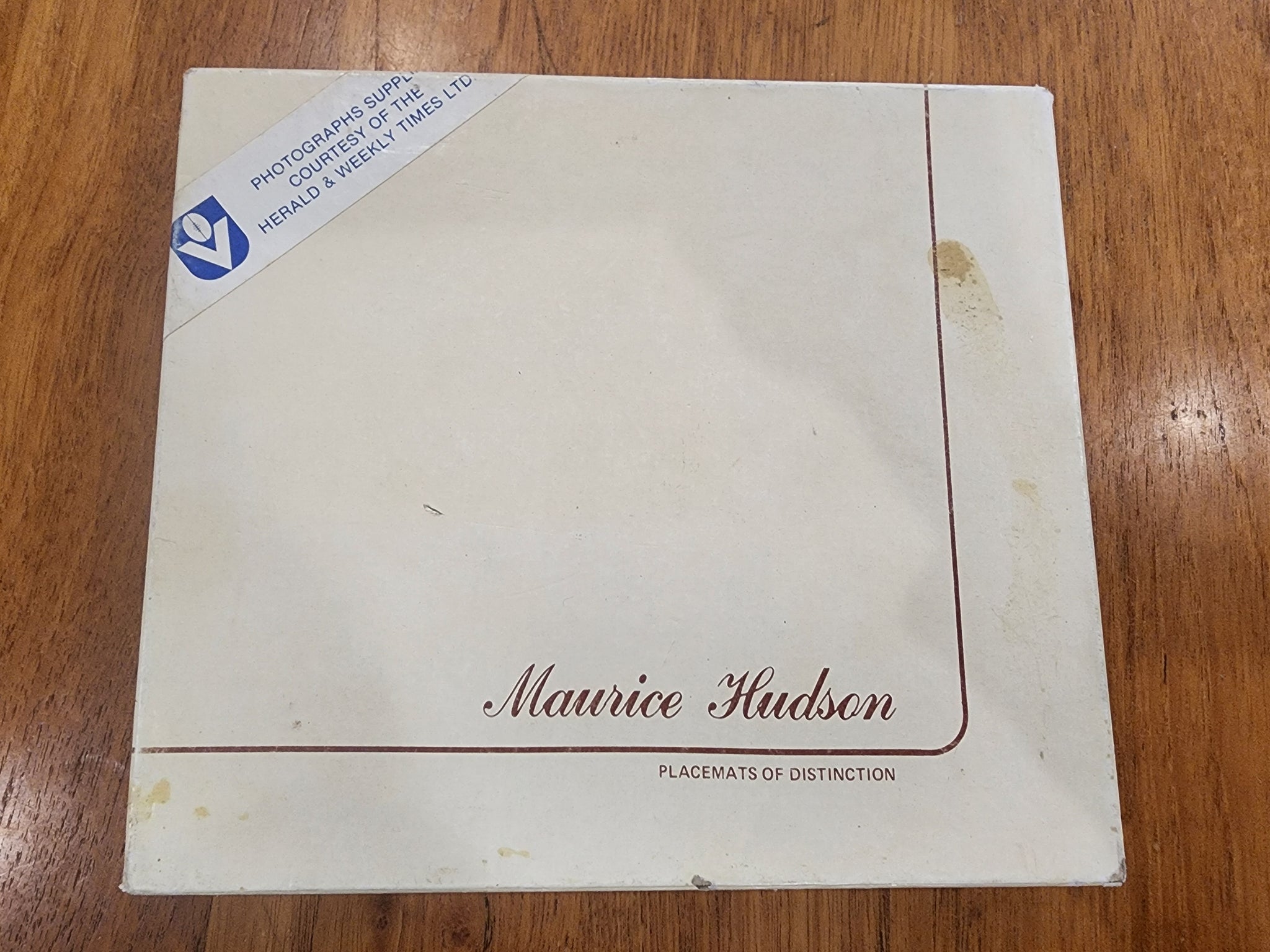 Maurice Hudson Placemats -AFL/VFL Football Legends