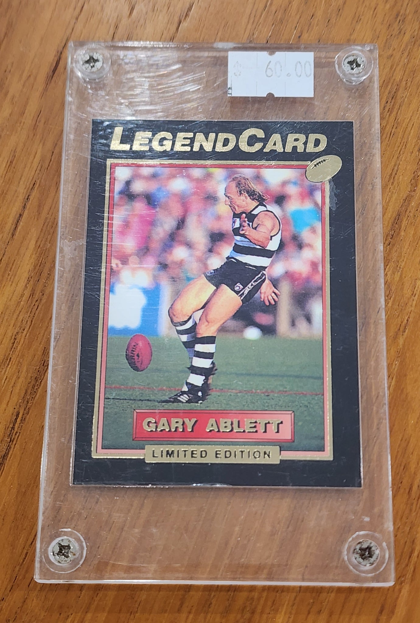 1994 SELECT LIMITED EDITION LEGEND CARD GARY ABLETT GEELONG