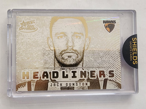 2021 AFL Select Optimum Headliners Jack Gunston Hawthorn 23/25 HG10