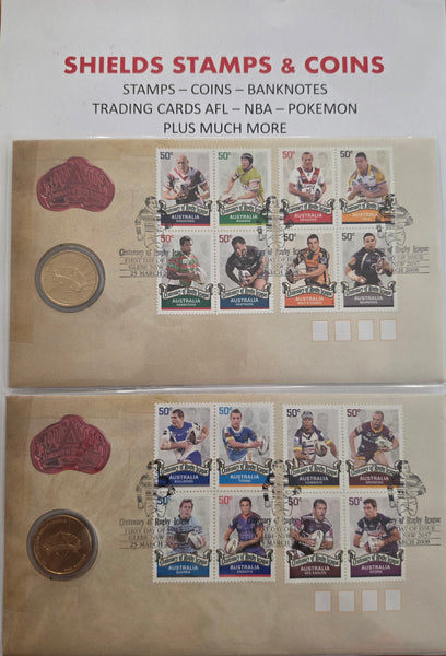 2008 Rugby League Centenary Pair of PNC's Limited Edition 99/100