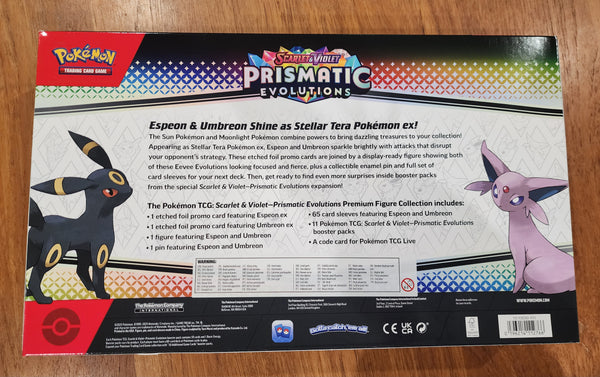 Pokemon TCG Scarlet & Violet Prismatic Evolution Premium Figure Collection