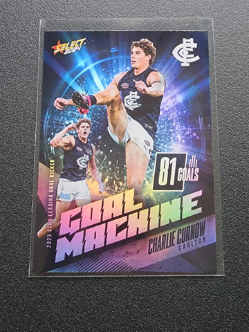 2024 AFL Select Goal Machine Charlie Curnow Carlton Coleman Medallist LOW 9/80