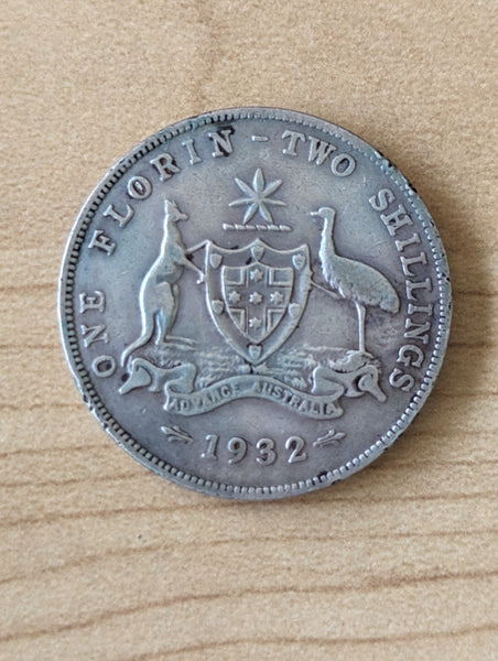 Australia 1910-63 Complete Set of 2/- Florin Silver Coins. Very Good to Extremely Fine Condition.