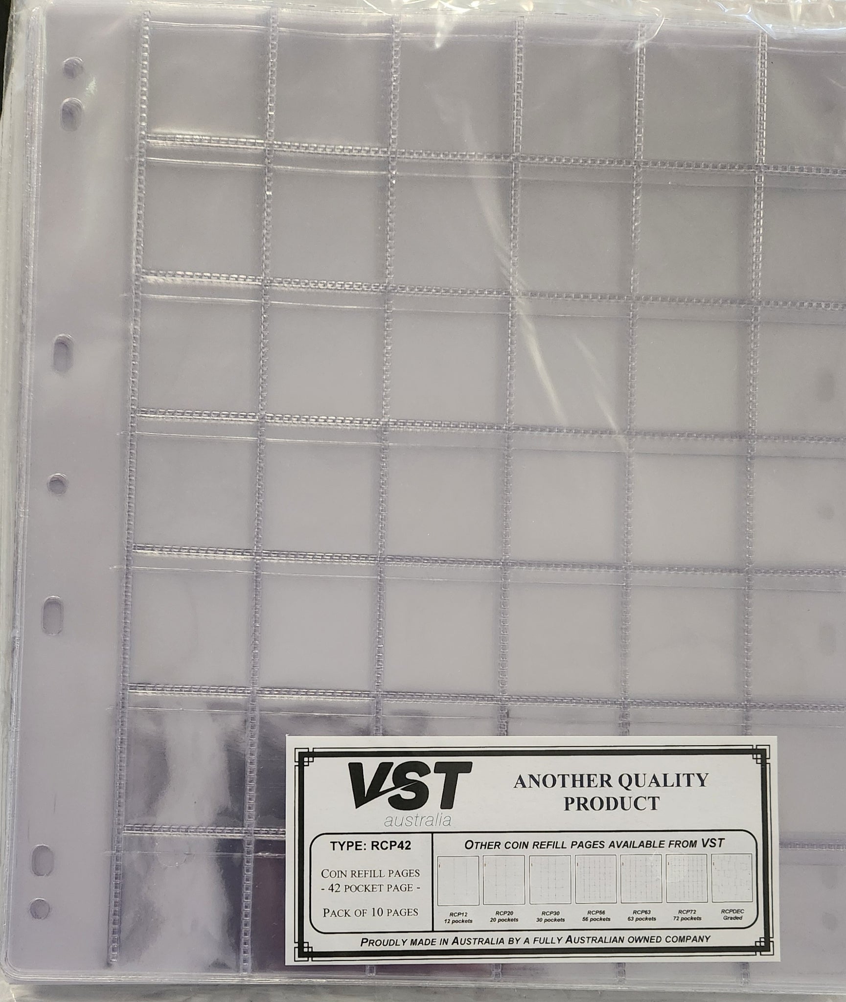 VST Coin Pages RCP42 Packet of 10