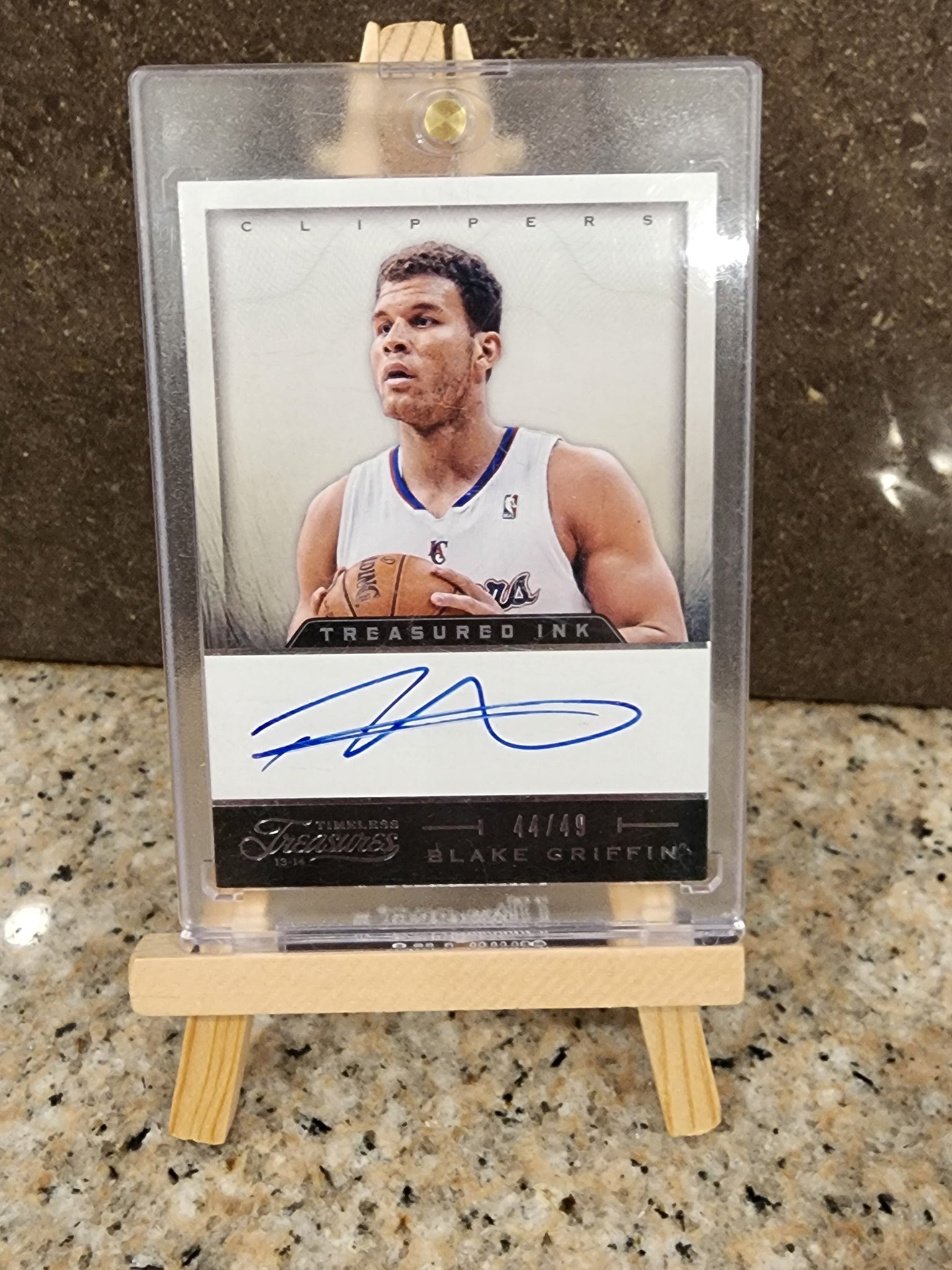 BLAKE GRIFFIN 2013 PANINI NBA TIMELESS TREASURES TREASURED INK  CARD 44/49 AUTOGRAPH