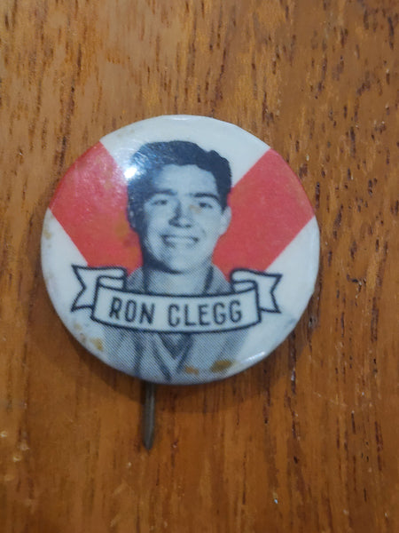 1950s Argus Football Badge - Sth Melbourne Ron Clegg