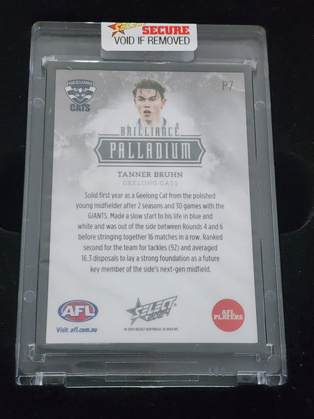 2024 AFL Select Brilliance Palladium TANNER BRUHN Geelong 25/25