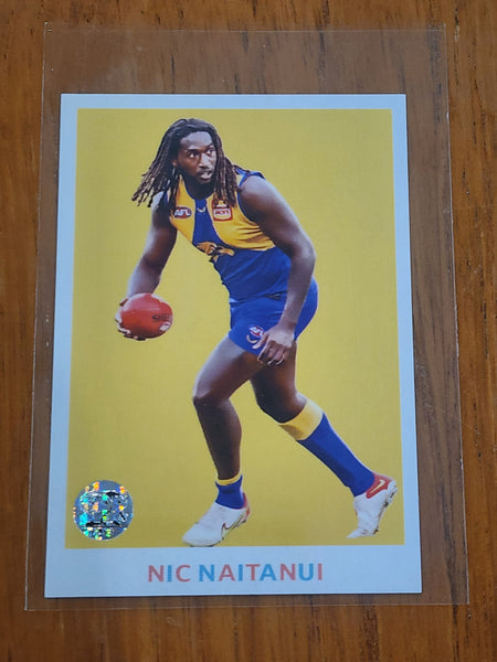 2023 AFL TEAMCOACH 60TH ANNIVERSARY 1963 SCANLENS NIC NAITANUI WEST COAST EAGLES