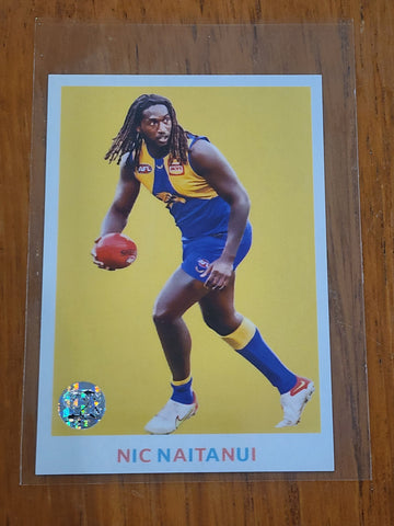 2023 AFL TEAMCOACH 60TH ANNIVERSARY 1963 SCANLENS NIC NAITANUI WEST COAST EAGLES