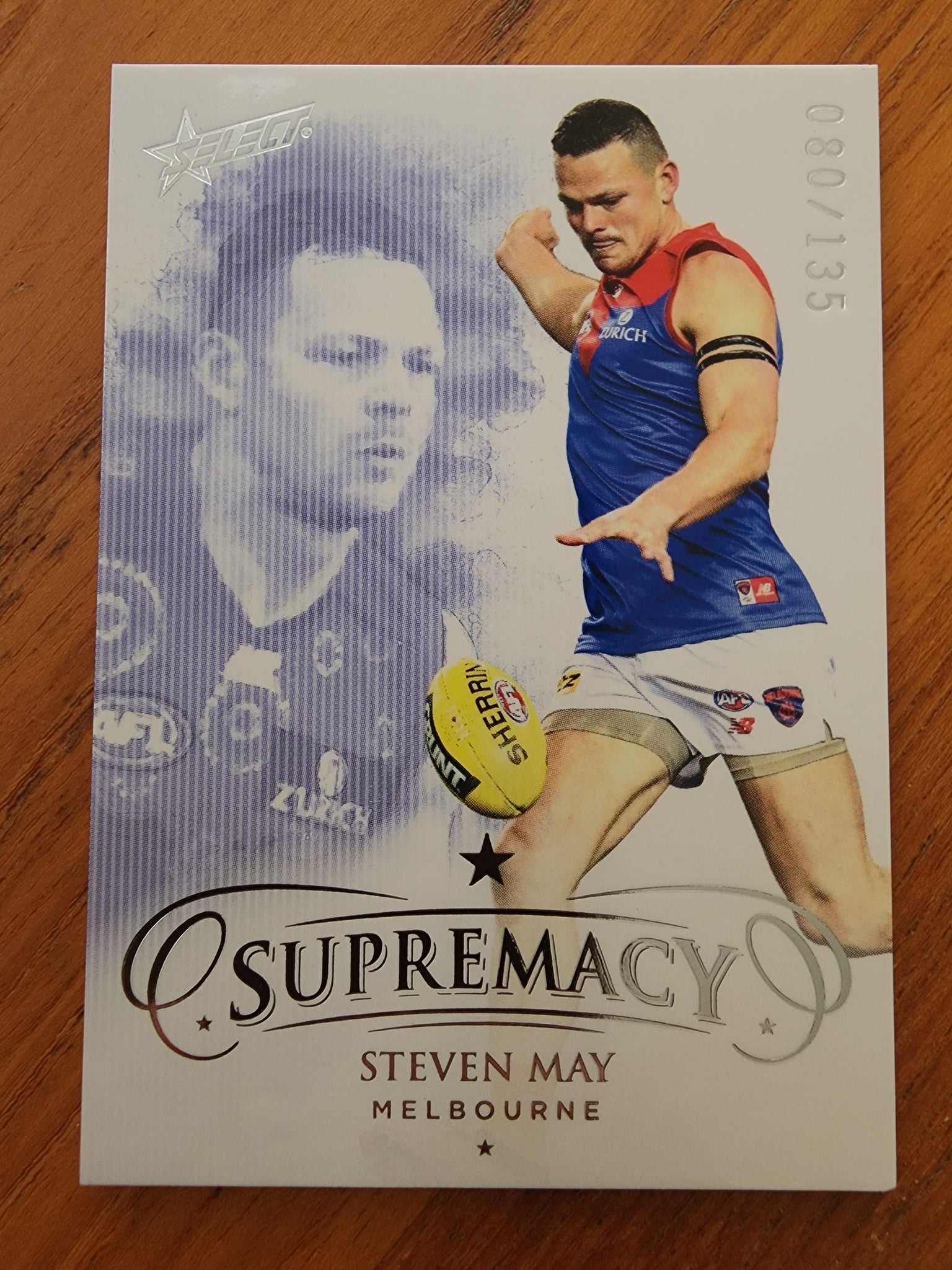 2021 AFL Select Supremacy Steven May Melbourne 80/135