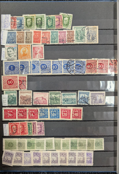 Czechoslovakia 1922-1970s Stamp Collection in Stockbooks