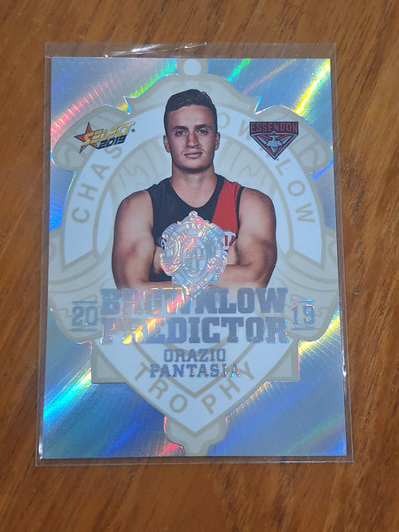 2019 AFL Select Platinum Brownlow Medal Predictor Orazio Fantasia Essendon BPO33 016/45