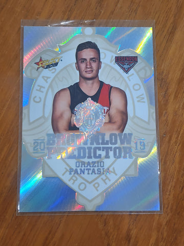 2019 AFL Select Platinum Brownlow Medal Predictor Orazio Fantasia Essendon BPO33 016/45