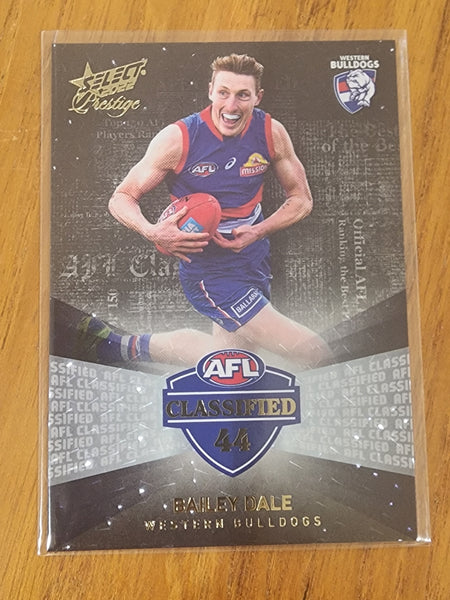 2022 AFL Select Prestige Classified Bailey Dale Bulldogs 33/60