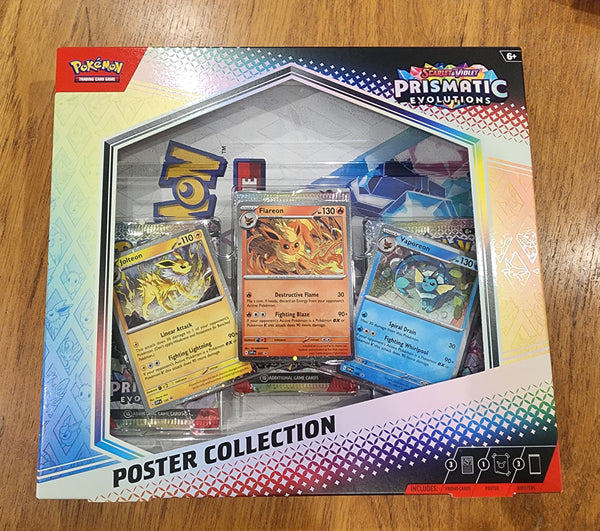 Pokemon TCG: Scarlet & Violet Prismatic Evolutions Poster Collection Box