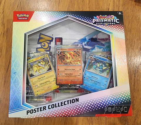 Pokemon TCG: Scarlet & Violet Prismatic Evolutions Poster Collection Box