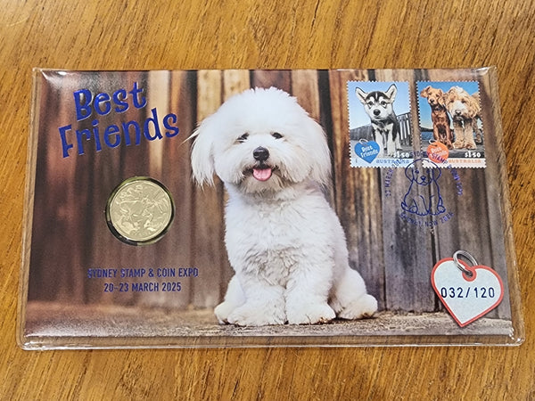 2025 Sydney Stamp and Coin Expo 20-23 March Best Friends PNC 32/120