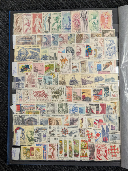 Czechoslovakia 1922-1970s Stamp Collection in Stockbooks