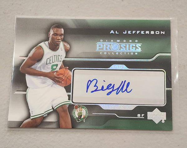 2004 NBA Upper Deck Diamond ProSigs Al Jefferson autograph Celtics