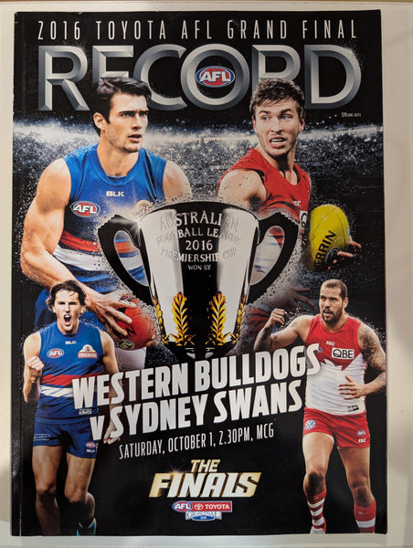 2016 AFL Grand Final Record Western Bulldogs vs Sydney