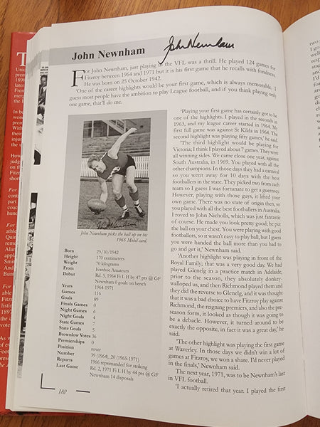 Fitzroy For the Love of the Jumper Chris Donald Hardcover book 60+ signatures