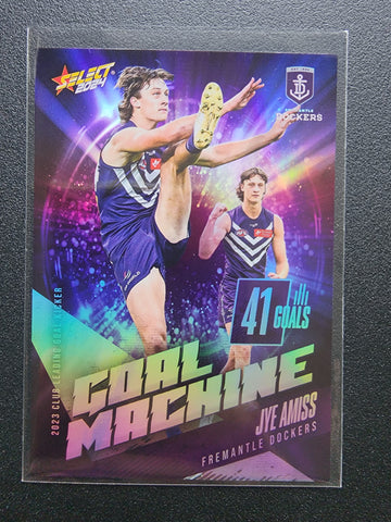 2024 AFL Select Goal Machine Jye Amiss Fremantle LOW 9/80