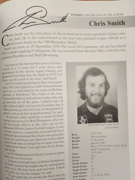 Fitzroy For the Love of the Jumper Chris Donald Hardcover book 60+ signatures