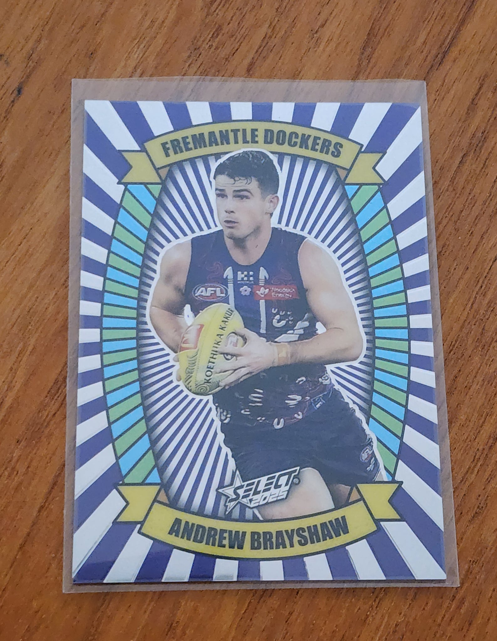 2025 AFL Select Hobby Footy Stars Luminous Carnival Andrew Brayshaw Fremantle LC52 LOW 6/99