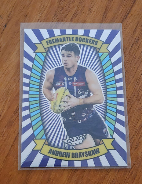 2025 AFL Select Hobby Footy Stars Luminous Carnival Andrew Brayshaw Fremantle LC52 LOW 6/99