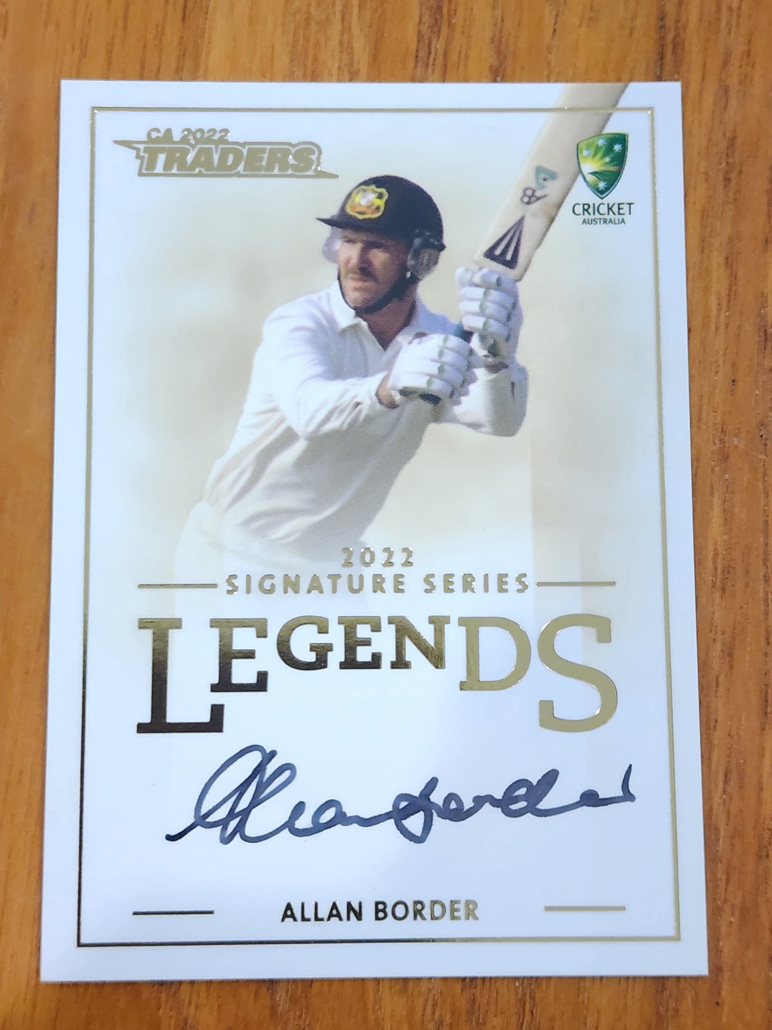 2022 CA Traders Signature Series Legends Allan Border 70/150