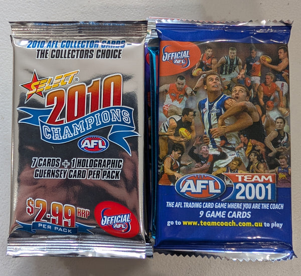 Family Fun AFL Advent Calendar 24 Days of Sealed Packets