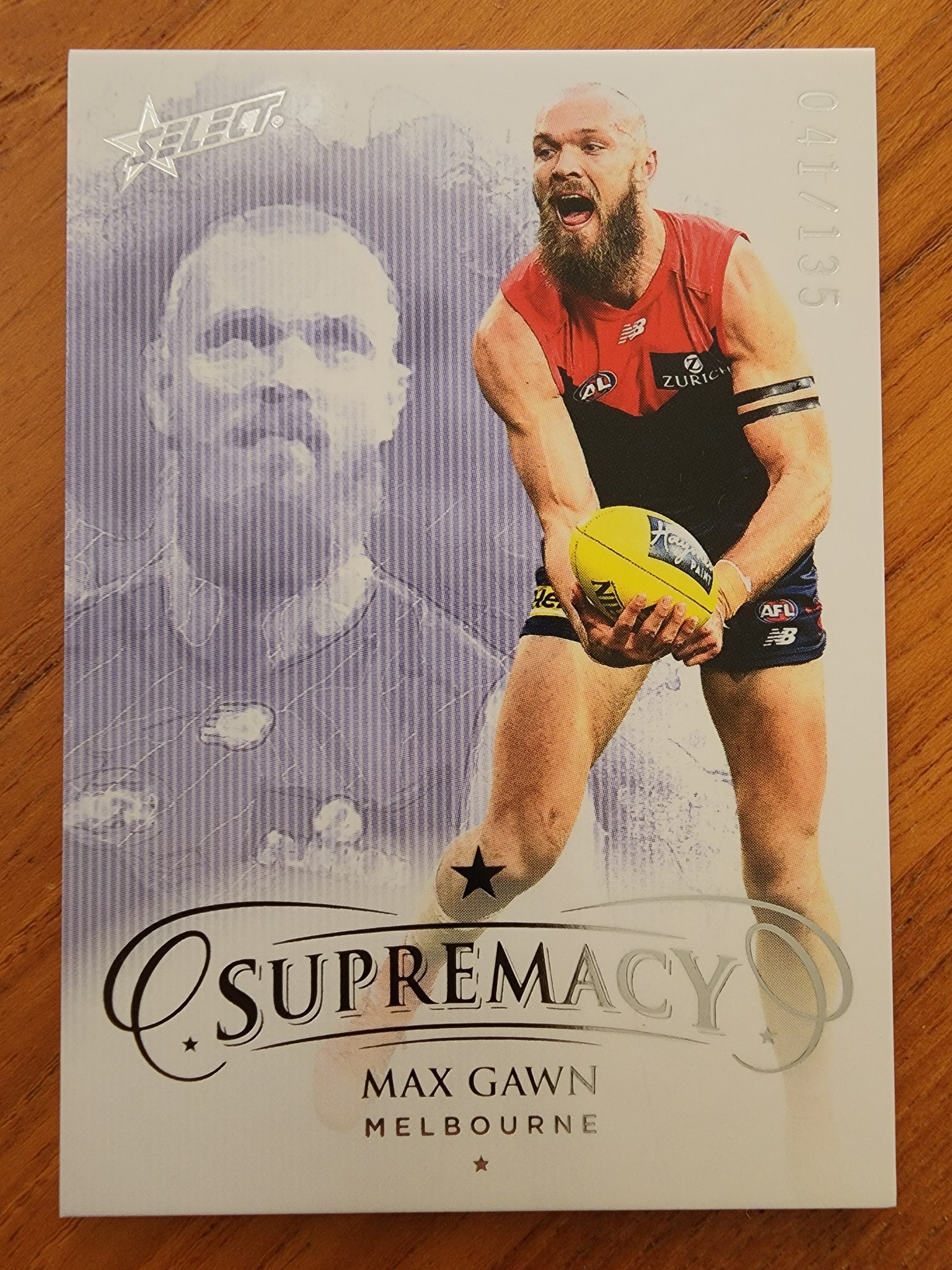 2021 AFL Select Supremacy Max Gawn Melbourne 41/135
