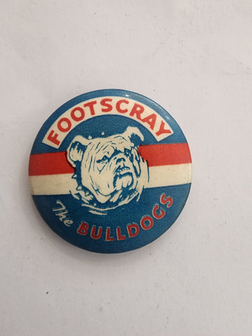 Footscray  Western Bulldogs Supporters Badge