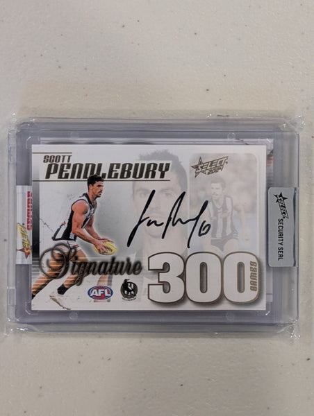 2024 AFL Select 300 Game Redemption Signature Card Scott Pendlebury Collingwood
