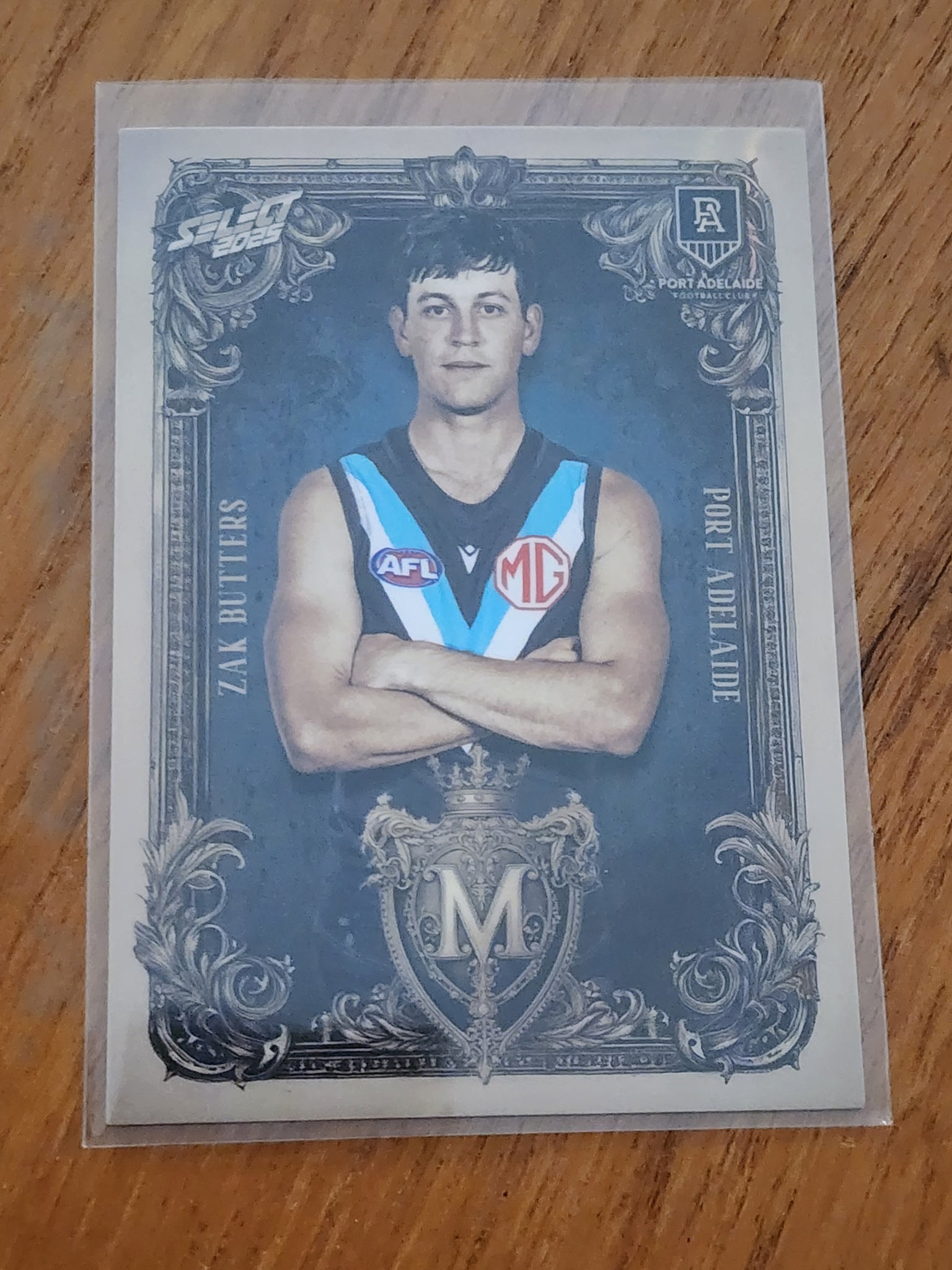 2025 AFL Select Hobby Footy Stars Majestic Zak Butters Port Adelaide 89/99 M61