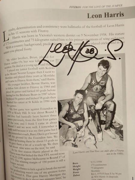 Fitzroy For the Love of the Jumper Chris Donald Hardcover book 60+ signatures