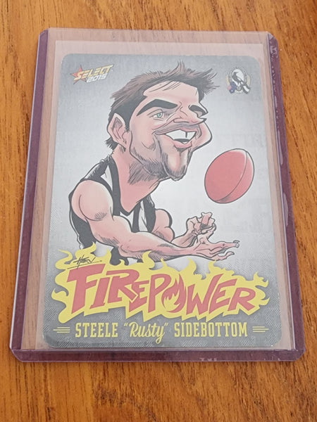 2015 Select AFL Promotional Card Steele Sidebottom Collingwood