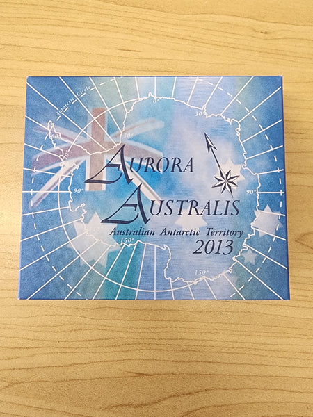 Australia Antarctic 2013 Perth Mint $1 Australian Antarctic Territory Aurora Australis 1oz .999 Silver Proof Coin
