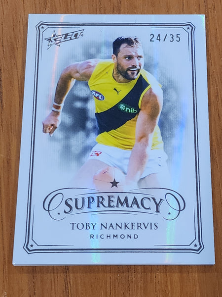 2024 AFL Select Supremacy Toby Nankervis Richmond 24/35 #122