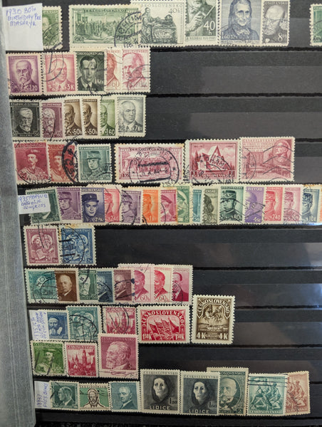 Czechoslovakia 1922-1970s Stamp Collection in Stockbooks