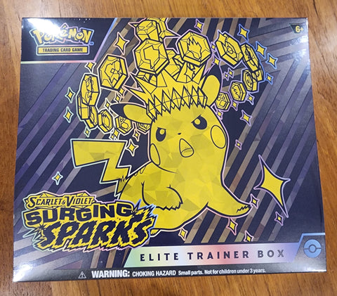 Pokémon TCG: Scarlet & Violet Surging Sparks Elite Trainer Box NEW & SEALED