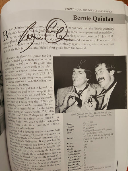 Fitzroy For the Love of the Jumper Chris Donald Hardcover book 60+ signatures