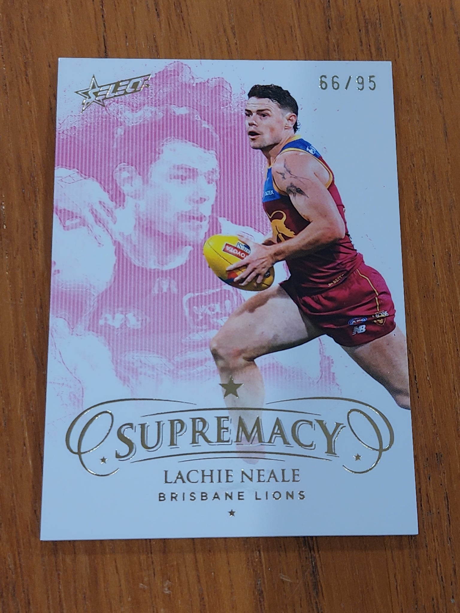 2024 AFL Select Supremacy Lachie Neale Brisbane Lions 66/95 #17