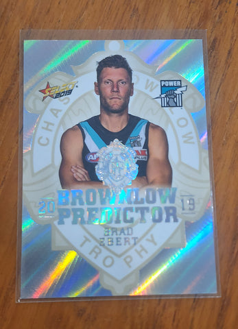 2019 AFL Select Platinum Brownlow Medal Predictor Brad Ebert Port Adelaide BPP97 041/45