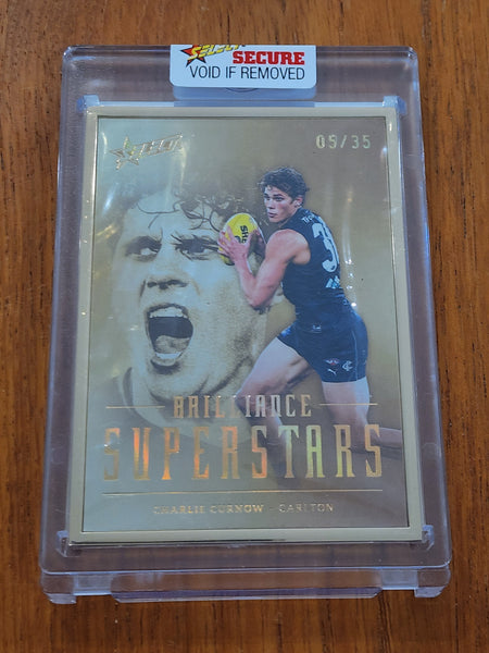 2024 AFL Select Brilliance Superstars Charlie Curnow Gold Carlton LOW 5/35  SS7