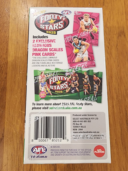 2025 AFL Select Footy Stars Blaster Box Sealed New
