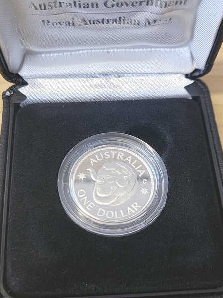 Australia 2011 Royal Australian Mint $1 Rams Head Dollar Silver Proof Coin
