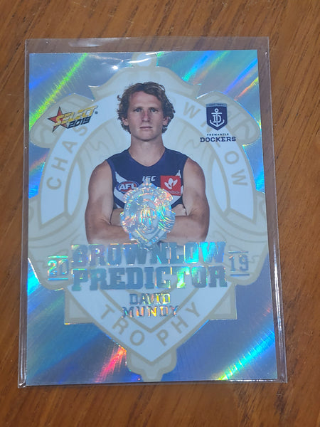 2019 AFL Select Platinum Brownlow Medal Predictor David Mundy Fremantle BPP45 033/45