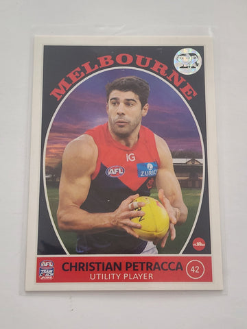 2025 AFL TEAMCOACH SCANLENS CHRISTIAN PETRACCA MELBOURNE#42