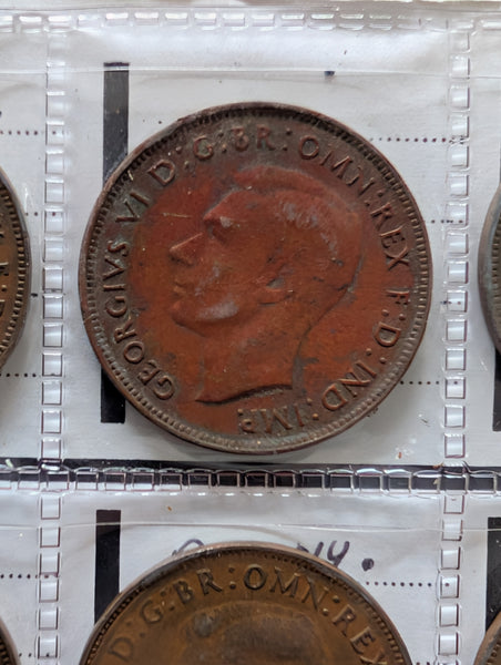 Australia Penny Set Excluding 1930